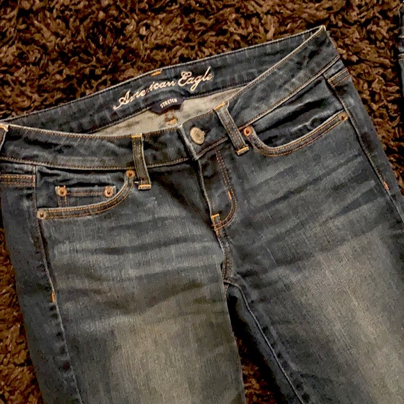 Two Pair Of American Eagle Jeans In Size 4 Regular - Picture 7 of 10